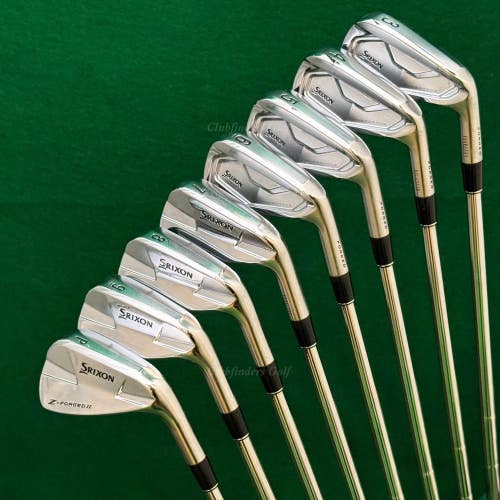 Srixon ZX7 MKII/ Z-Forged II 3-PW Iron Set Dynamic Gold TI X100 Steel ExStiff
