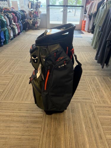 Sun Mountain C-130 Cart Bag (BLACK-OLIVE-INFERNO)