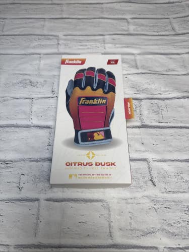FRANKLIN CFX LIMITED EDITION JOSE RAMIREZ CITRUS DUSK BATTING GLOVES Adult XL
