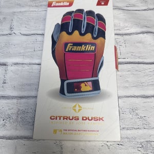 FRANKLIN CFX LIMITED EDITION JOSE RAMIREZ CITRUS DUSK BATTING GLOVES Adult SM