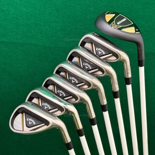 Lady Callaway Edge 5H, 6-SW Iron Set Mitsubishi ELDIO 40L Graphite Ladies w/HC