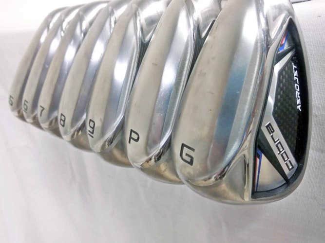 Cobra Aerojet Iron Set 5-PW+GW (Steel KBS Tour Lite Regular) -1" SHORT Clubs
