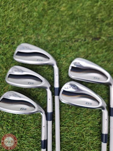 2023 PING G LE 3 IRON SET 7-PW LADIES PING ULT 250 (BLACK DOT) GOOD