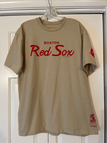 Men's XL Mitchell & Ness Boston Red Sox short sleeve tee shirt