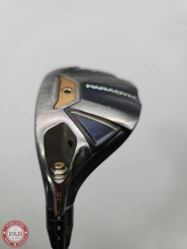 LEFTY 2023 CALLAWAY PARADYM 4 HYBRID 21* REG PROJECTX HZRDUS GOOD