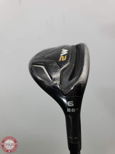 2016 TAYLORMADE M2 6 HYBRID 28* STIFF TM REAX 75 +HC GOOD