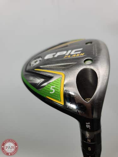2019 CALLAWAY EPIC FLASH 5 WOOD 18* SENIOR PROJX EVENFLOW 55G  +HC GOOD