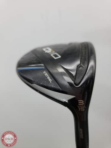 2024 TAYLORMADE QI10 3 WOOD 15* REG FUJI VENTUS TR BLUE 6R  GOOD