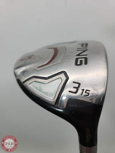 2011 PING G20 3 WOOD 15* SENIOR PING TFC 169 GOOD