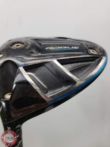LEFTY 2018 CALLAWAY ROGUE SUBZERO DRIVER 9* REG ALDILA SYNERGY 50 GOOD