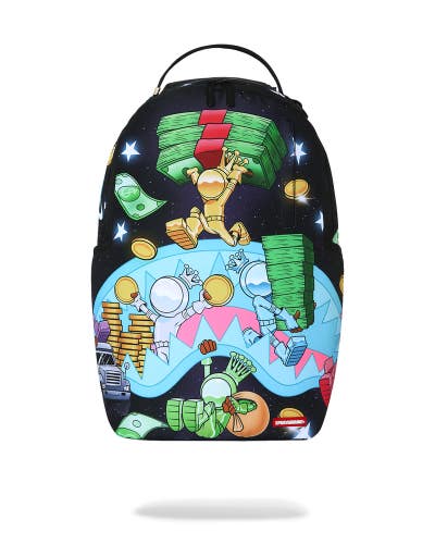 Sprayground Astro Crew Backpack Unisex Multi Space Stacks Shoulder Strap SPR316