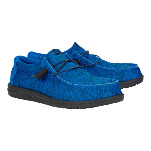 Hey Dude Wally Sport 40536-01B Men's 15 Blue Black Slip On Casual Shoes MEW1747