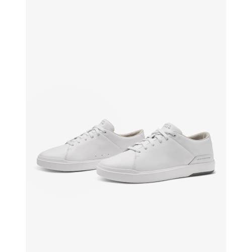 TravisMathew The Modern Cup Sneaker Men 11.5 White Leather Slip On Shoes MEW1834