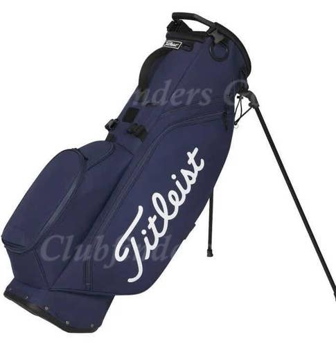 NEW Titleist Players S4 Navy/Navy/White 4-Way Golf Stand Bag w/ Raincover