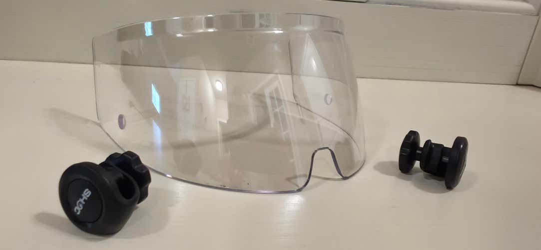 SHOC Lacrosse Visor - Clear Mirror