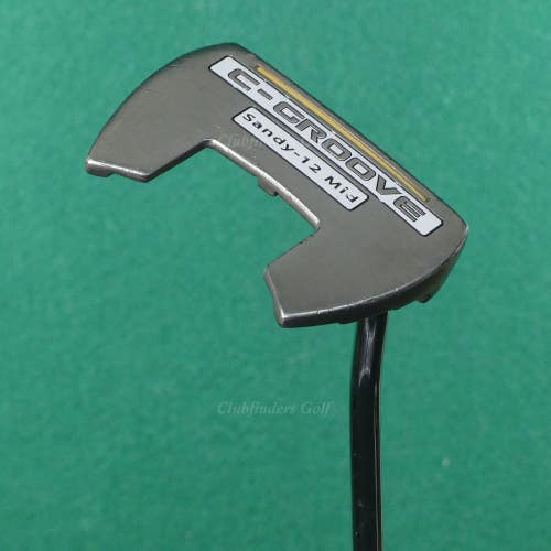 Yes! C-Groove Sandy-12 Mid Double-Bend 37" Putter Golf Club *READ*