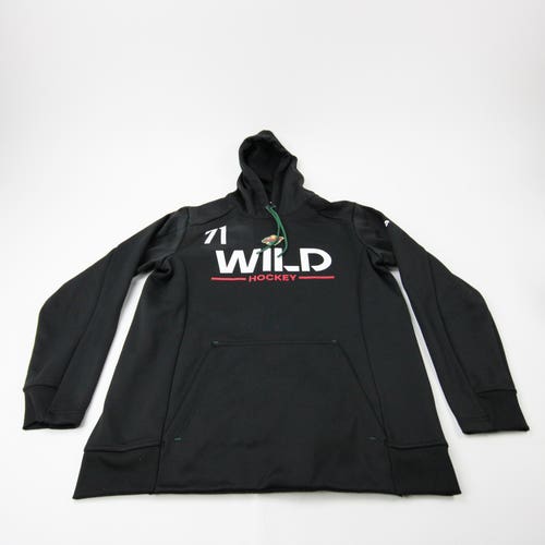 Nick Foligno 71 Fanatics Authentic Pro Hoodie Minnesota Wild Team Player Issue L