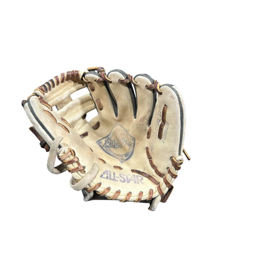 Used All-Star FG100TM BB/SB Glove RH Throw Tan And Black 10" 11375-S000380675