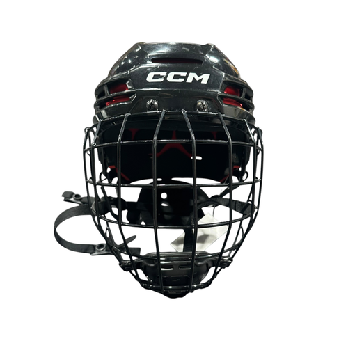 Used CCM TACKS 70 Helmet Cage Combo Black LG 11375-S000380684
