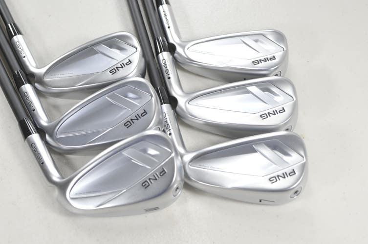 Ping i540 5-W Iron Set Senior Flex Black Dot Right Alta CB AWT Graphite #223816