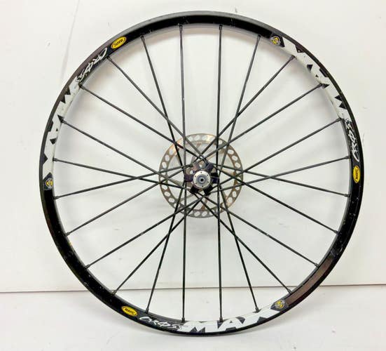 Mavic Crossmax 24-Bladed Spoke Tubeless Black Aluminum Disc 26" QR Front Wheel
