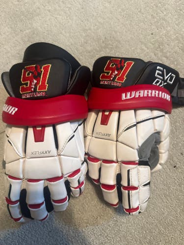 Warrior EVO QX Lacrosse Gloves (Used)