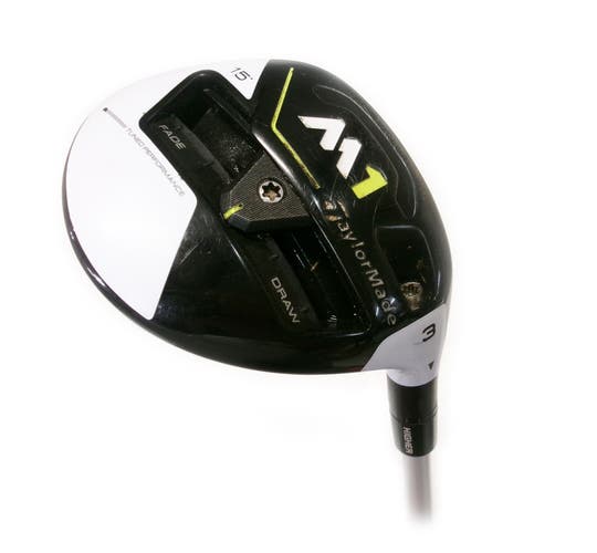 TaylorMade 2017 M1 15* 3 Wood Graphite Aldila Rogue 70g Stiff Flex