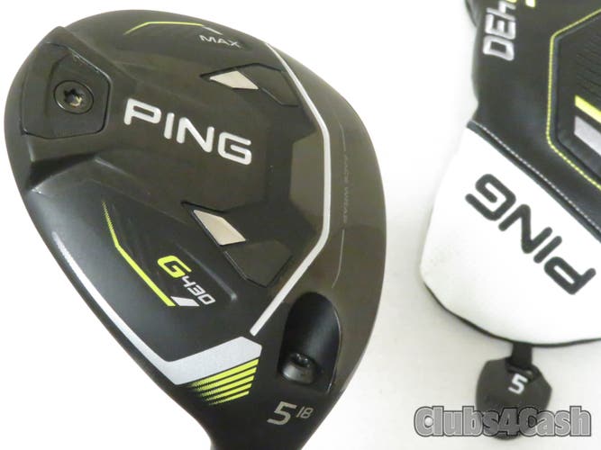 PING G430 Max Fairway 18° 5 Wood Alta CB 65 Slate SR-Flex +Cover SENIOR MINT