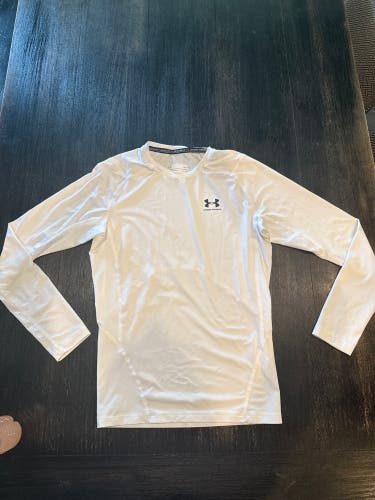 White Large Men's Under Armour Compression (Used)