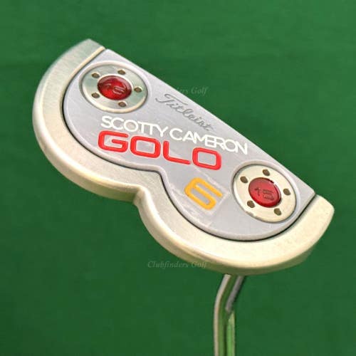 Scotty Cameron 2015 GOLO 6 34" Single-Bend Putter Golf Club Titleist w/ HC