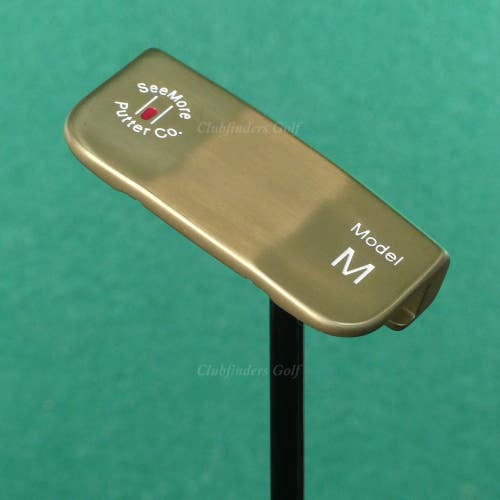 SeeMore Bronze Model M Mallet Center-Shafted 35" Putter Golf Club