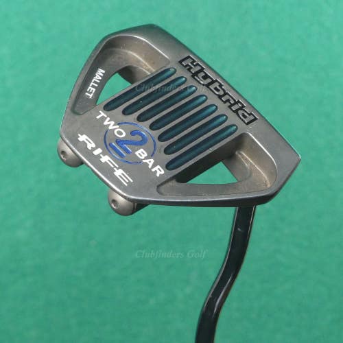 Guerin Rife Two Bar Hybrid Mallet Double-Bend 35" Putter Golf Club
