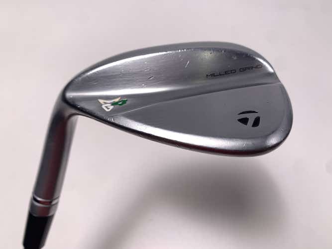 TaylorMade Milled Grind 4 Chrome Wedge 60* 10 Bounce SB 115g Steel Mens LH
