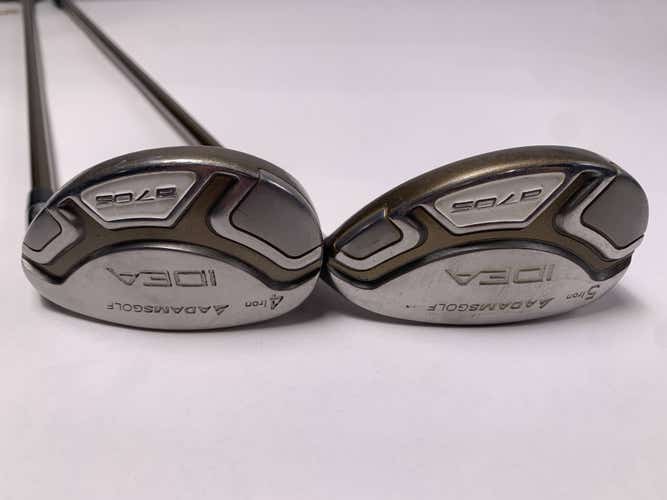 Adams Idea A7 OS 4 & 5 Hybrid Set 22* 25* Grafalloy Adams Idea 50g Ladies RH