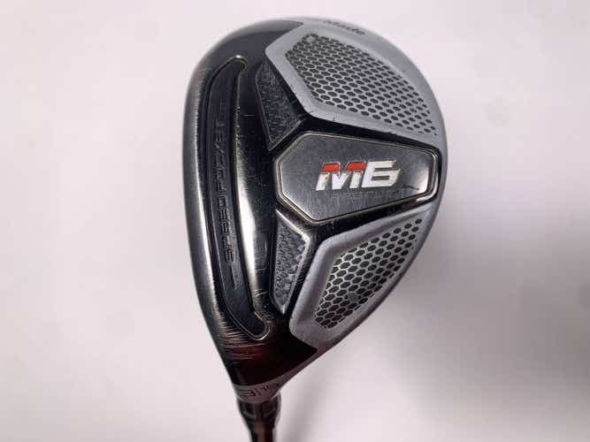 LEFTYTaylorMade M6 3 Hybrid 19* Fujikura Atmos Red 7S Stiff LH Midsize Grip