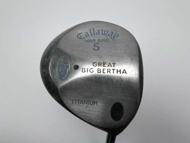 Callaway Big Bertha Warbird 5 Fairway Wood 18* Ladies Gems Ladies RH