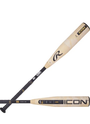 2025 Rawlings Icon Composite USABat Certified Bat (-12) 17 oz 29" (New)