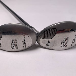 Adams Tight Lies Idea 3 & 4 Hybrid Set 17* 22* Aldila Idea Regular RH