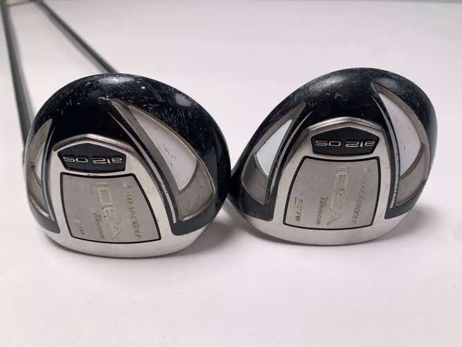 Adams Idea A12 OS 3 & 5 Fairway Wood Set 15* 18* Idea Womens 45g Ladies RH