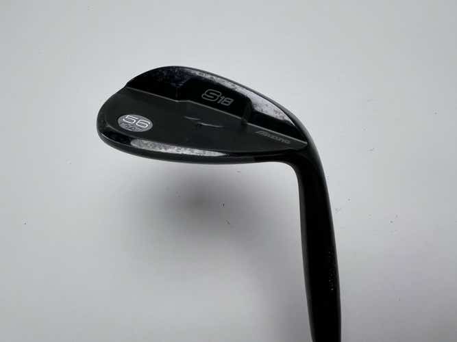 Mizuno S18 Gunmetal Black Wedge 56* 14 Bounce Dynamic Gold Wedge Steel RH