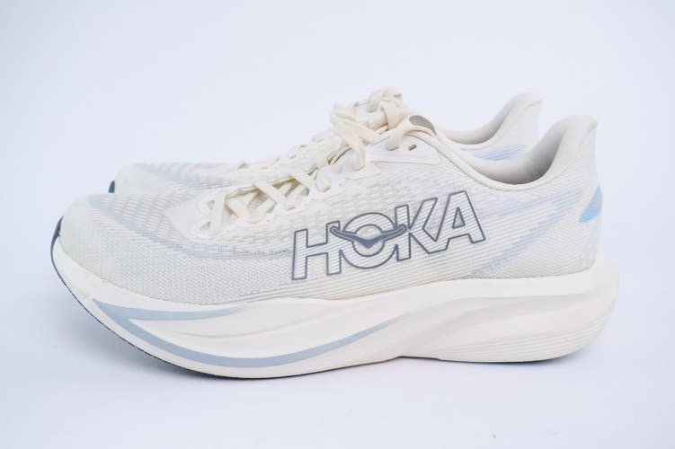 Hoka One One Mach 7 Men Size 10.5D Ivory Athletic Running Shoes 1171904 ASRN #3