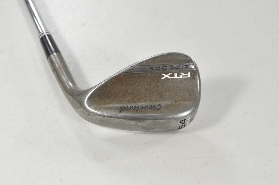Cleveland RTX Zipcore Tour Raw 54*-12 Wedge Right DG S400 Stiff