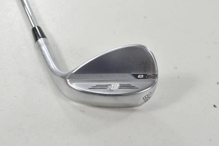 Titleist Vokey SM8 Tour Chrome 58*-12D Wedge Right BV Wedge Flex Steel #223844
