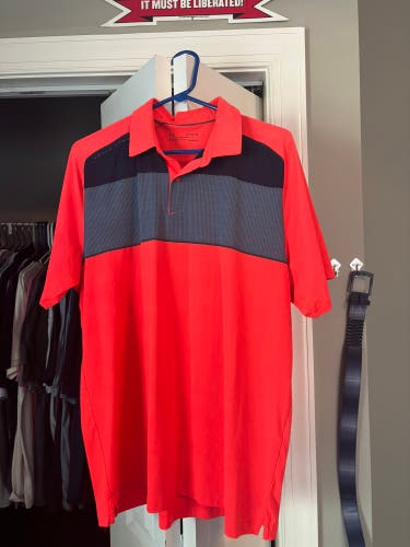 Orange XL Men's Polo Shirt (Used)