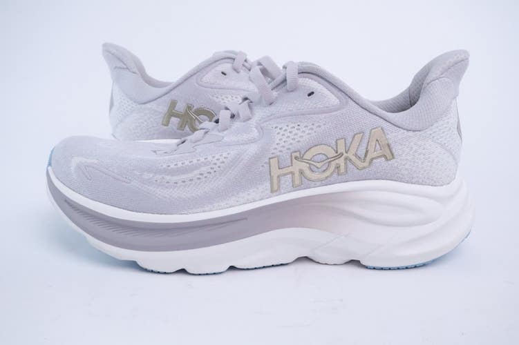 Hoka One One- Clifton 10 Running Shoes, Ash Grey/Grey Women's Size 7B INV#4