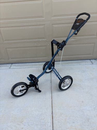 Blue Unisex Bag Boy Express Push Cart (Used)