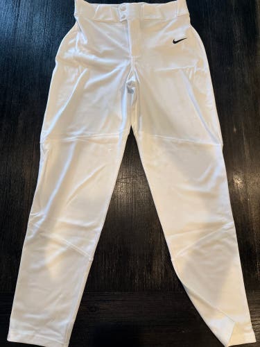 White Men's Medium Adult Nike Game Pants (Used)