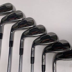 LEFTY Titleist 712 AP1 Iron Set 5-PW+GW Dynalite Gold XP R300 Regular LH +1/2''