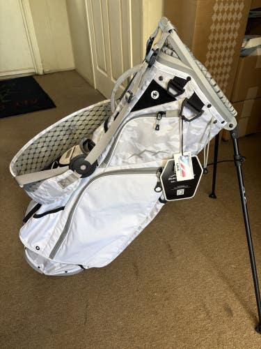 New Sun Mountain Golf Eclipse 3.5 Stand Bag Snow Camo/White