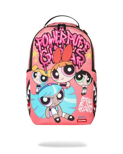 Sprayground Powerpuff Girls Stylin Backpack Unisex Multi Top Handle Bag GBS228